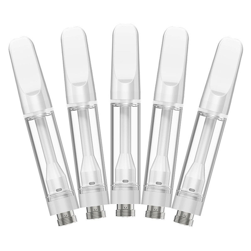 Großhandel 0,5 ml 1 ml leere volle Keramikpatrone für dickes Öl in großen Mengen