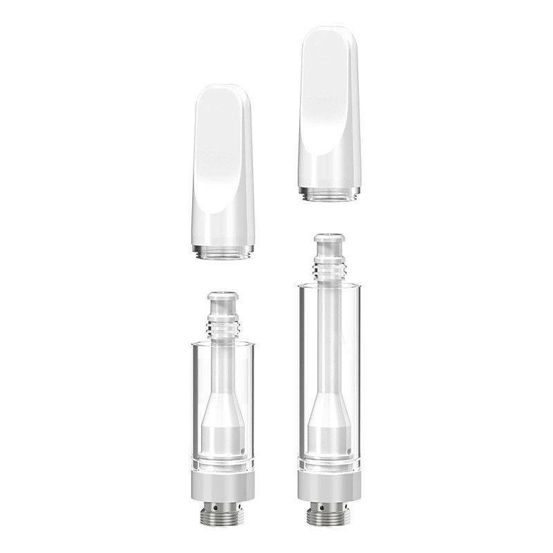 Großhandel 0,5 ml 1 ml leere volle Keramikpatrone für dickes Öl in großen Mengen