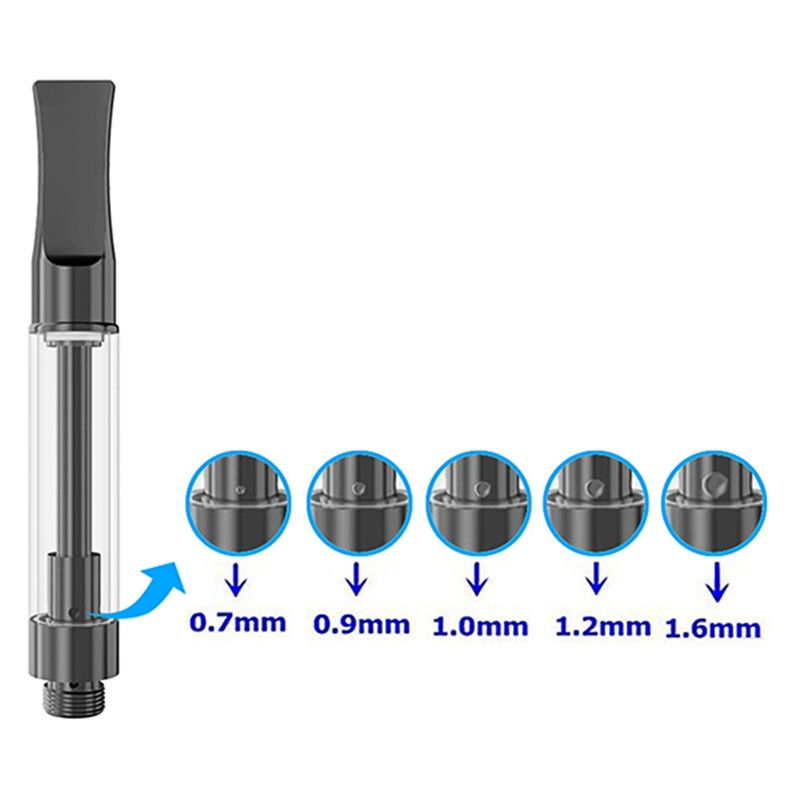 flache Spitze des Schwarz-1000mg des Delta-8 des Delta-9 HHC Live Resin Distillate Cart With