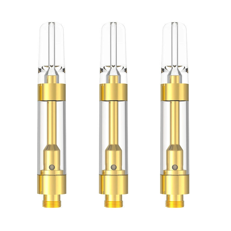 Großhandel 0,5 ml 0,8 ml 1,0 ml 510 wiederfüllbares Destillatt Delta 8 9 THC Patronen Fabrik direkt mit LOGO