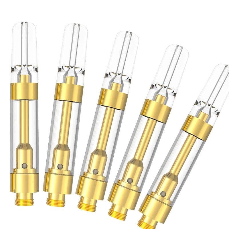 Großhandel 0,5 ml 0,8 ml 1,0 ml 510 wiederfüllbares Destillatt Delta 8 9 THC Patronen Fabrik direkt mit LOGO