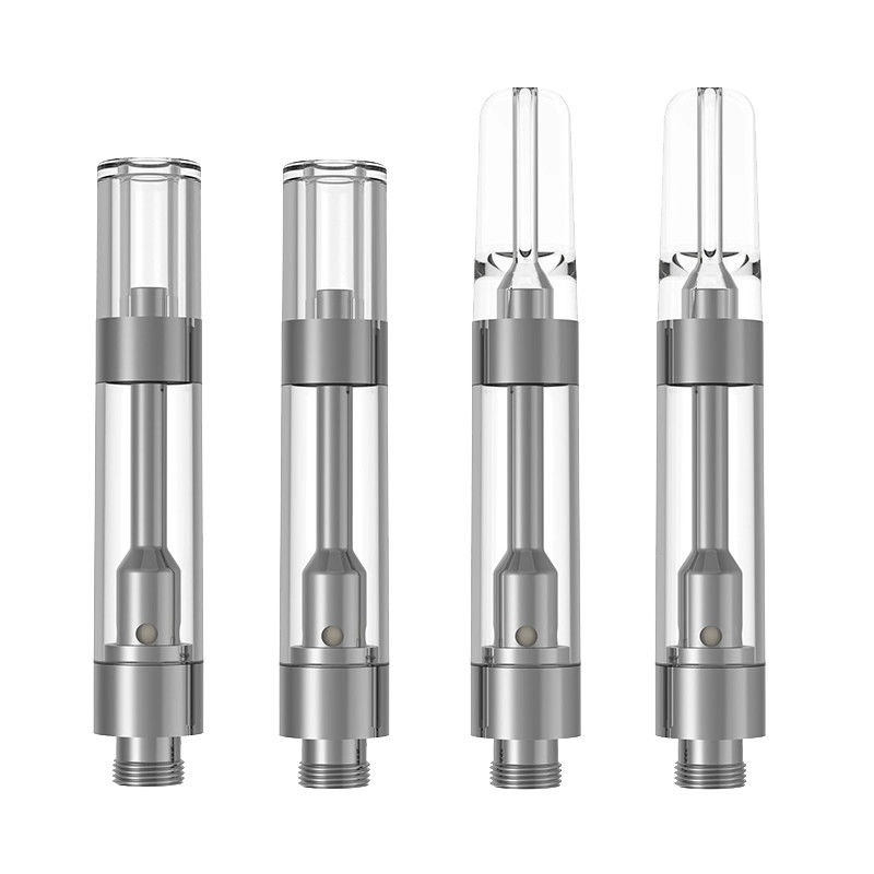 Großhandel Wegwerf-leere 510-Faden-THCP-Vapekartusche mit 0,5 0,8 1,0 ml Kapazität