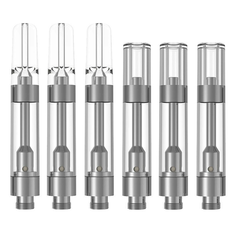 Großhandel Wegwerf-leere 510-Faden-THCP-Vapekartusche mit 0,5 0,8 1,0 ml Kapazität