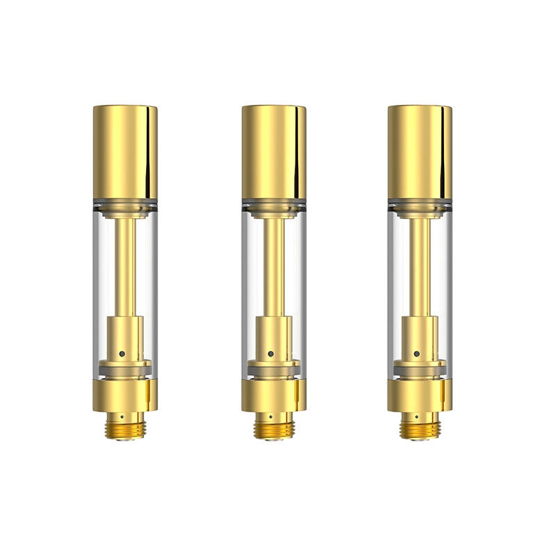 Großhandel 510 leere Gold-THC-Patronen mit 0,5 ml 0,8 ml 1,0 ml Option
