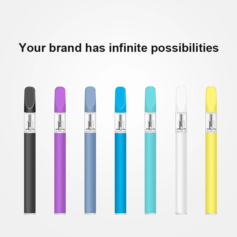 Marken 0.3ml 0.5ml 1.0ml Einweg CBD Dab Destillate Vape Pen Kit Fabrik direkt mit Keramik Spirale