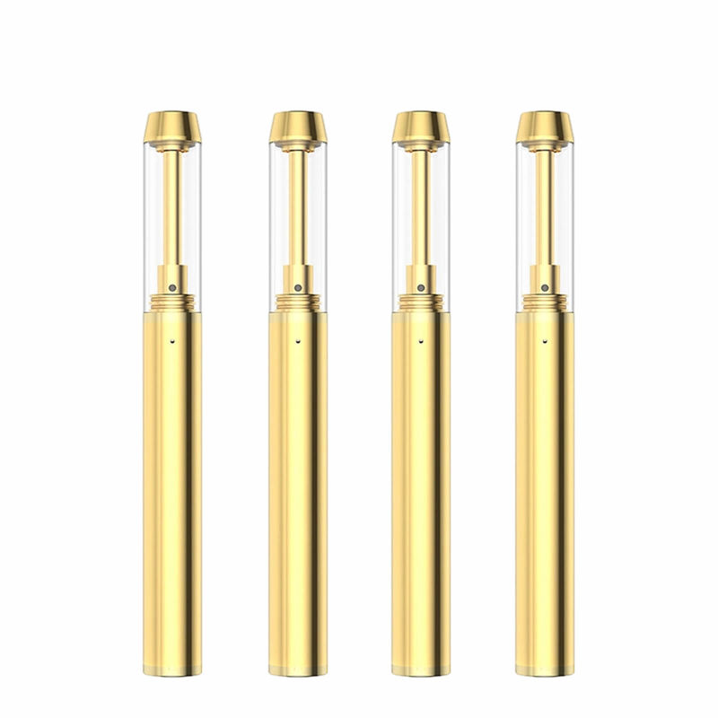 0.5/1.0/2.0mL Gold Tip CBD Öl Vape Pen Gerät mit Keramik Spirale
