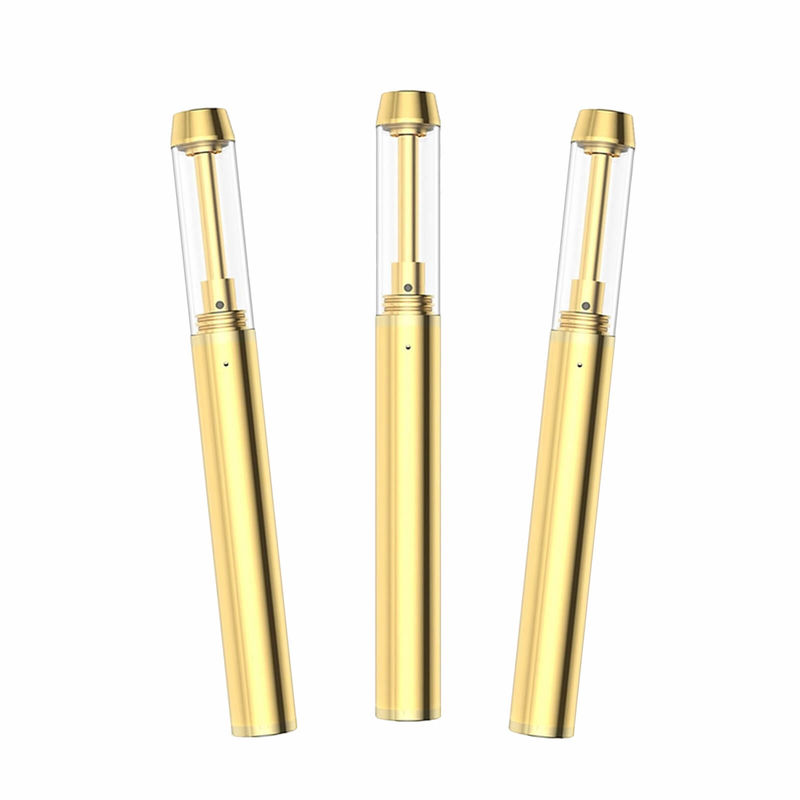 0.5/1.0/2.0mL Gold Tip CBD Öl Vape Pen Gerät mit Keramik Spirale